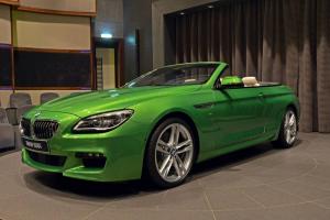 BMW 650i Convertible Java Green by Abu Dhabi Motors